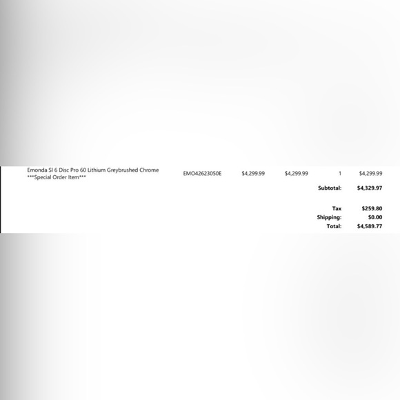 Bicycle TREK / Emonda SL 6.     Disc Pro 60 Lithium Greybrushed Chrome. ‼️BR NEW - Picture 11 of 12